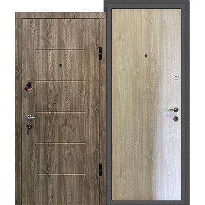Laiptinės durys Classic, 22-49/Lygios (PVC-92/PVC-91) - 870x2050, KAIRINĖS